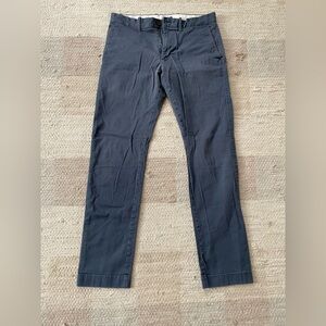 J. Crew Gray/Blue Slim-Fit Pants 30x32